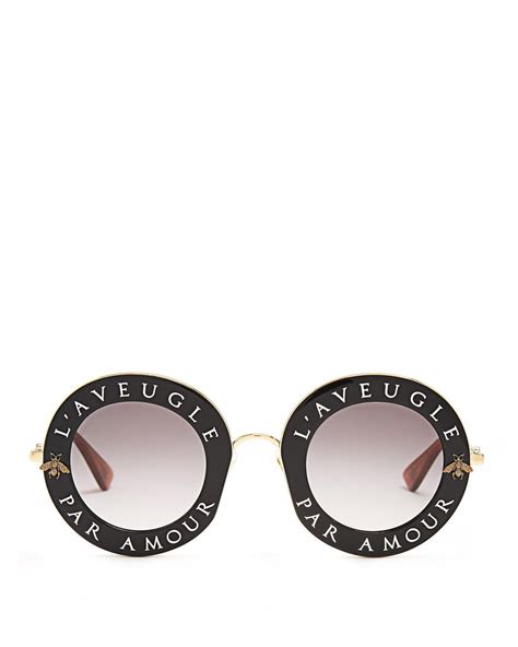 Gucci L'aveugle Par Amour Sunglasses for sale 